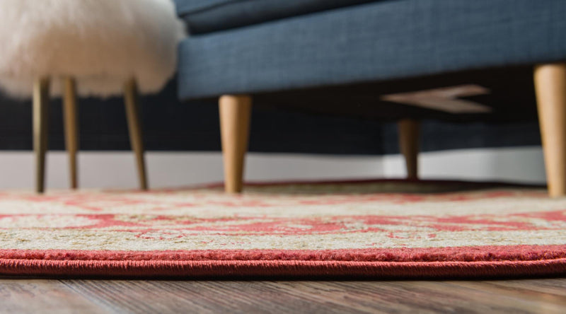 Chelsea Elegance Collection Area Rug - Twickenham Round Red lifestyle 49
