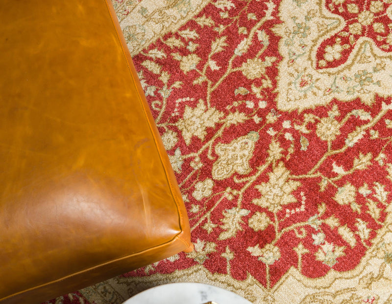 Chelsea Elegance Collection Area Rug - Twickenham Rectangle Red lifestyle 11