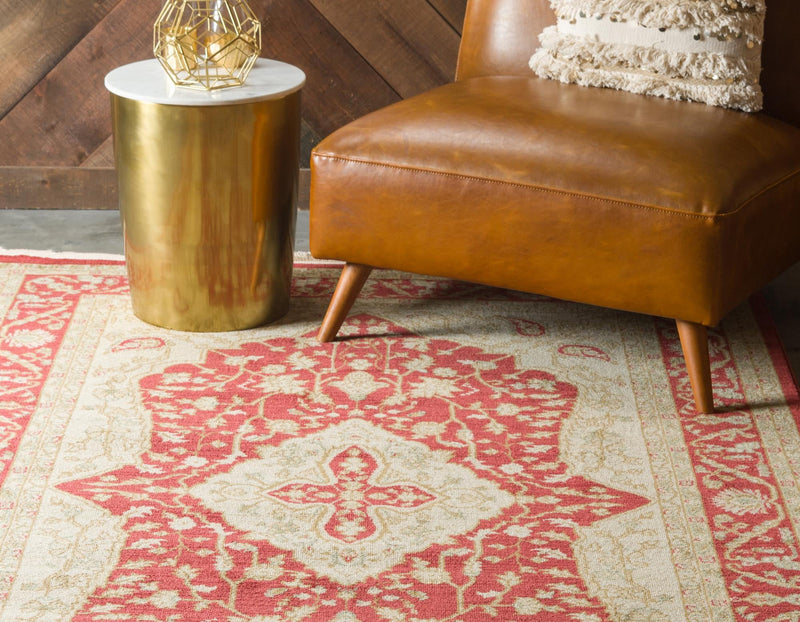 Chelsea Elegance Collection Area Rug - Twickenham Rectangle Red lifestyle 14