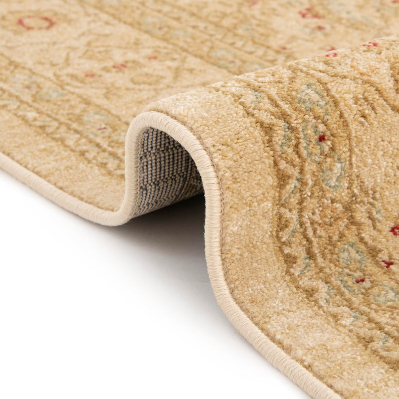 Chelsea Elegance Collection Area Rug - Hampton Round Cream lifestyle 42