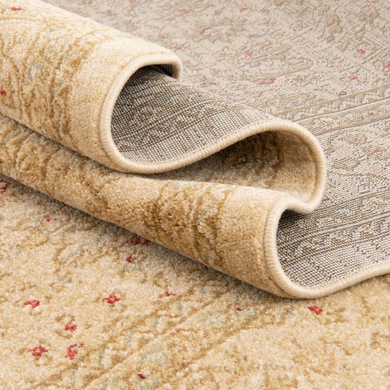Chelsea Elegance Collection Area Rug - Hampton Round Cream lifestyle 48