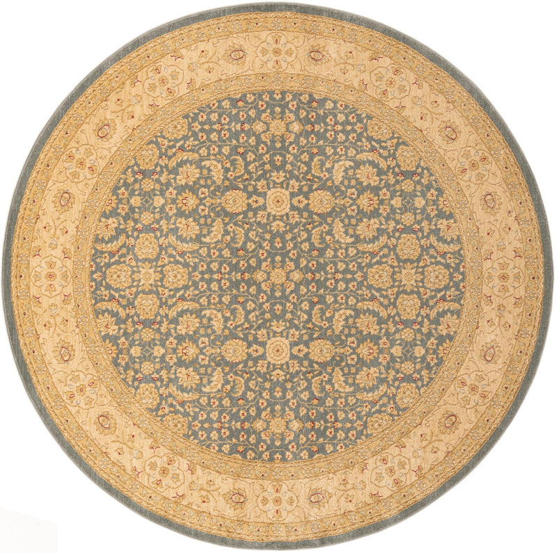 Chelsea Elegance Collection Area Rug - Hampton Round Blue lifestyle 17