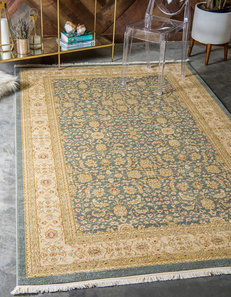 Chelsea Elegance Collection Area Rug - Hampton Rectangle Blue lifestyle 3