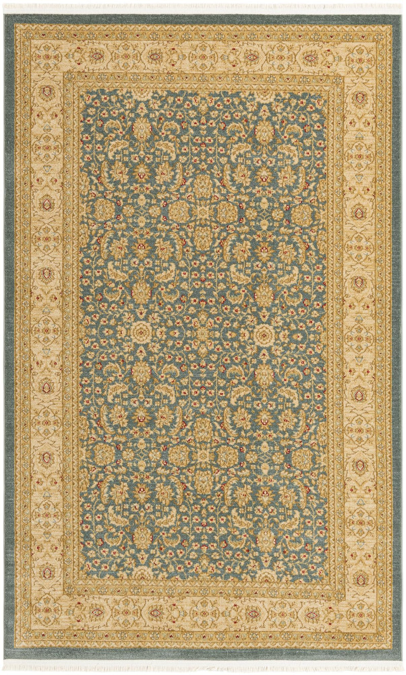 Chelsea Elegance Collection Area Rug - Hampton Rectangle Blue lifestyle 2