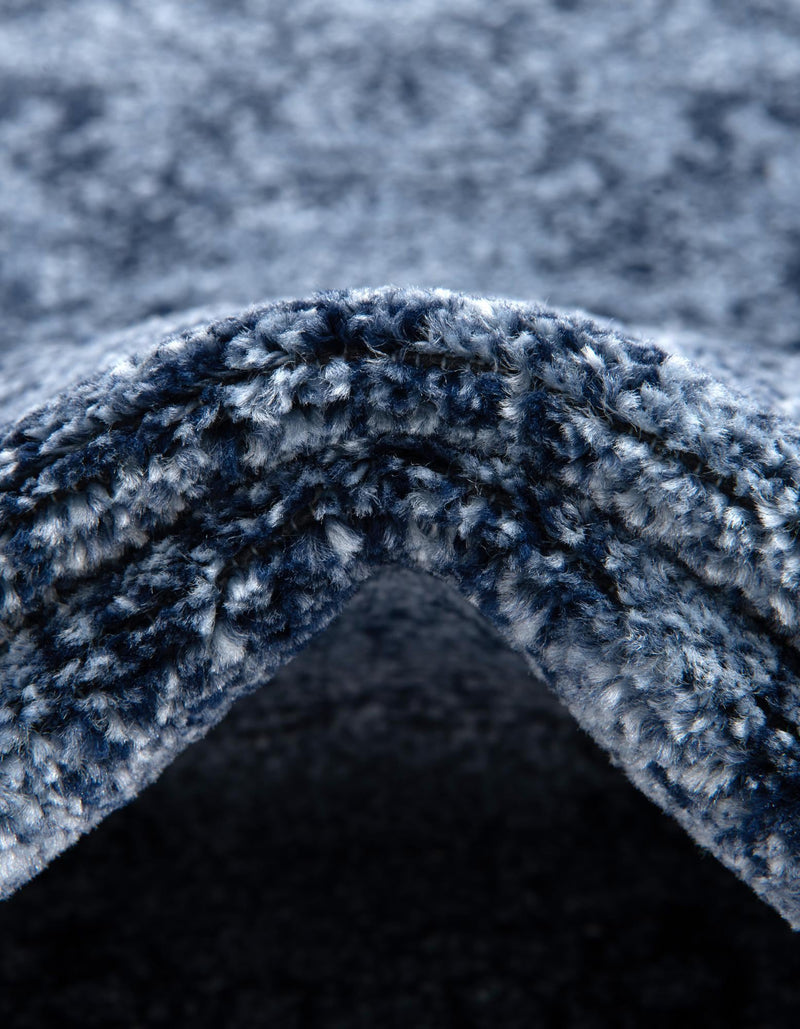 Horizon Collection Area Rug - Apex (Blue) Round Blue lifestyle 41