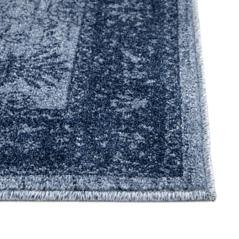 Horizon Collection Area Rug - Apex (Blue) Rectangular Blue lifestyle 37