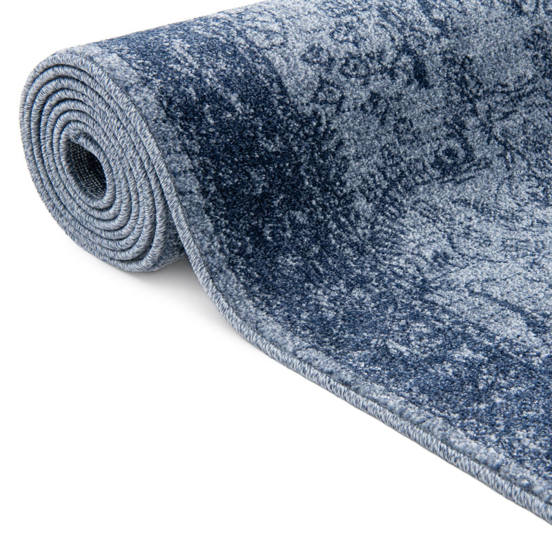 Horizon Collection Area Rug - Apex (Blue) Rectangular Blue lifestyle 52