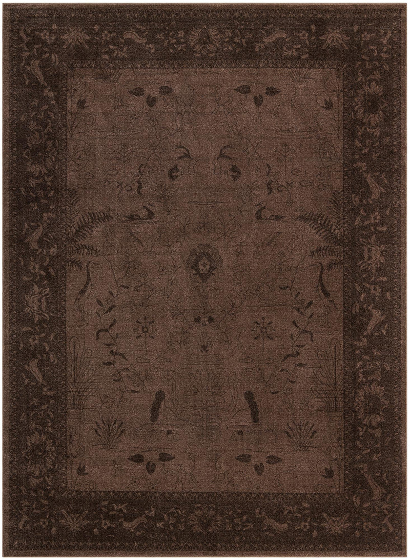 Horizon Collection Area Rug - Apex (Brown) Rectangle Brown Main