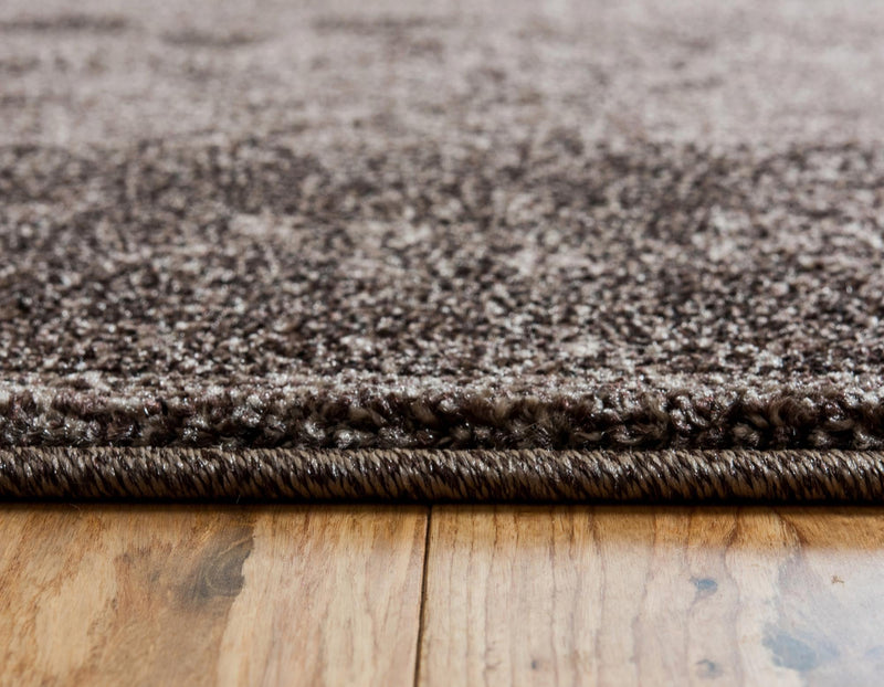 Horizon Collection Area Rug - Apex (Brown) Rectangular Brown lifestyle 27