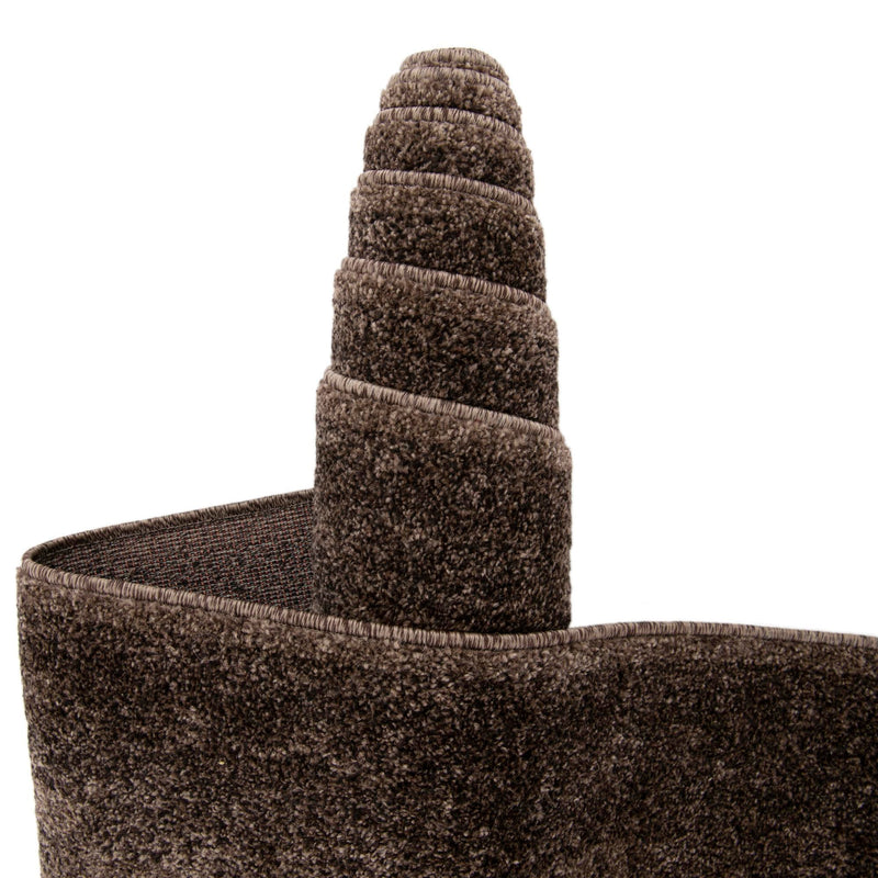 Horizon Collection Area Rug - Apex (Brown) Rectangle Brown lifestyle 13