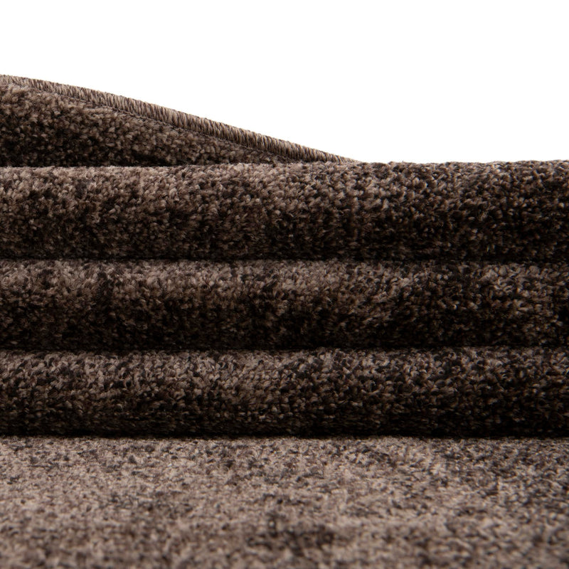 Horizon Collection Area Rug - Apex (Brown) Rectangular Brown lifestyle 73