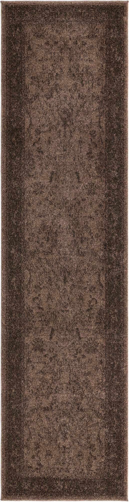 Horizon Collection Area Rug - Apex (Brown) Runner Brown lifestyle 19