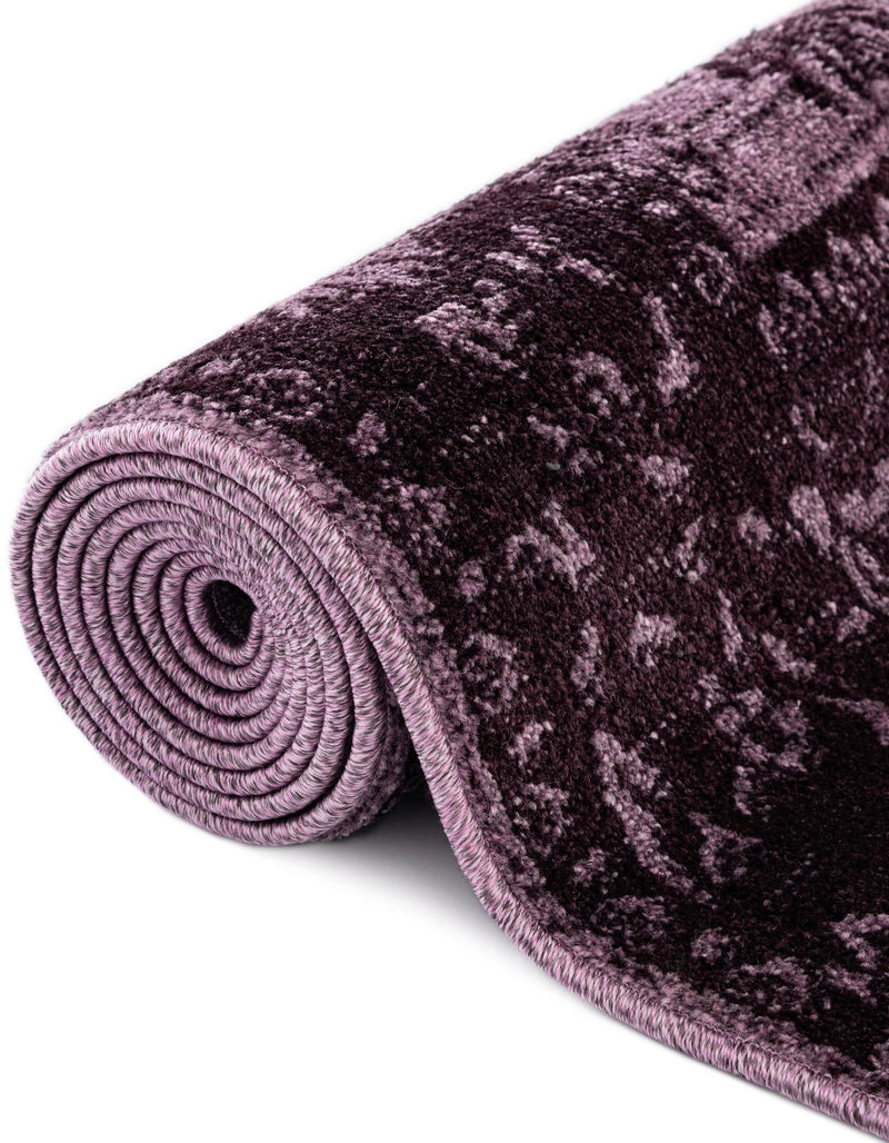 Horizon Collection Area Rug - Apex (Purple) Rectangular Purple lifestyle 43