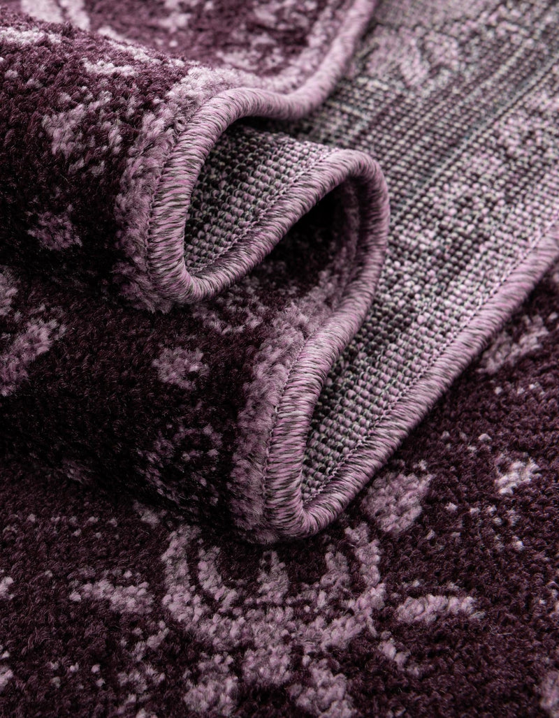 Horizon Collection Area Rug - Apex (Purple) Rectangular Purple lifestyle 46