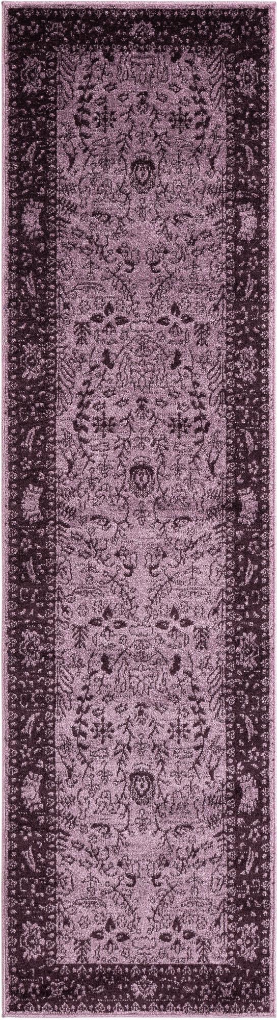 Horizon Collection Area Rug - Apex (Purple) Runner Purple lifestyle 10