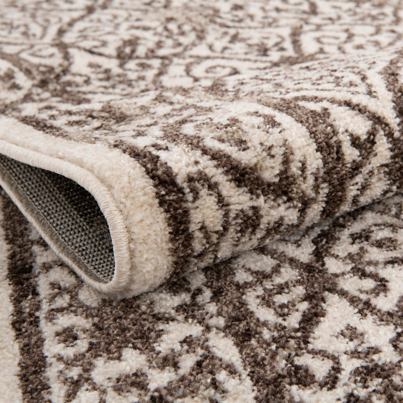 Horizon Collection Area Rug - Sierra Rectangle Beige lifestyle 17