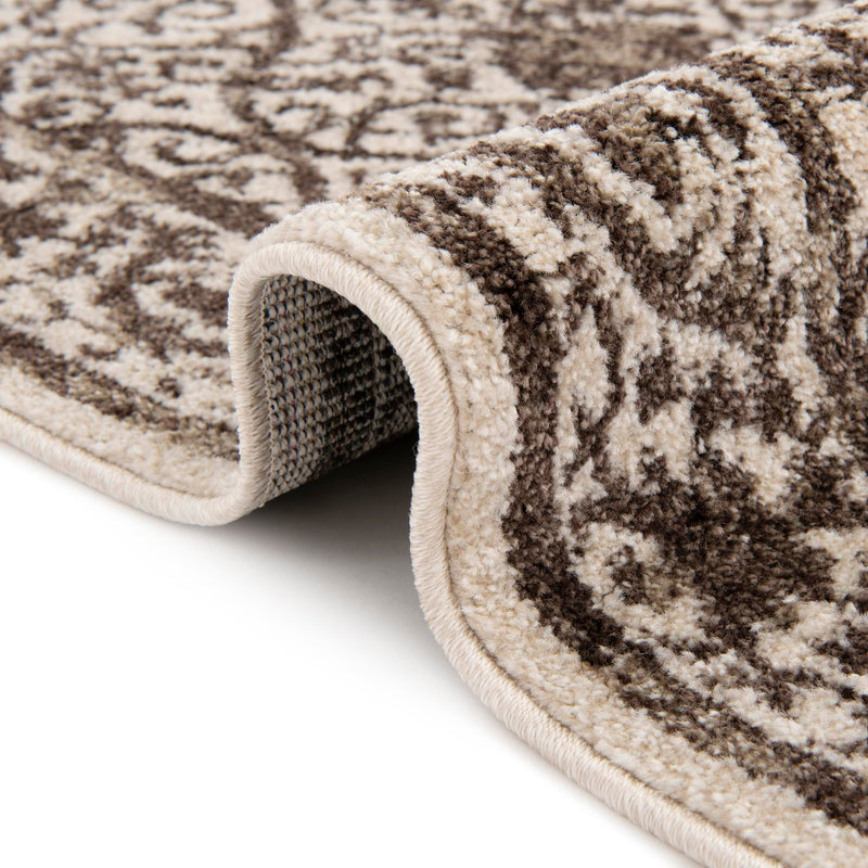 Horizon Collection Area Rug - Sierra Rectangle Beige lifestyle 21