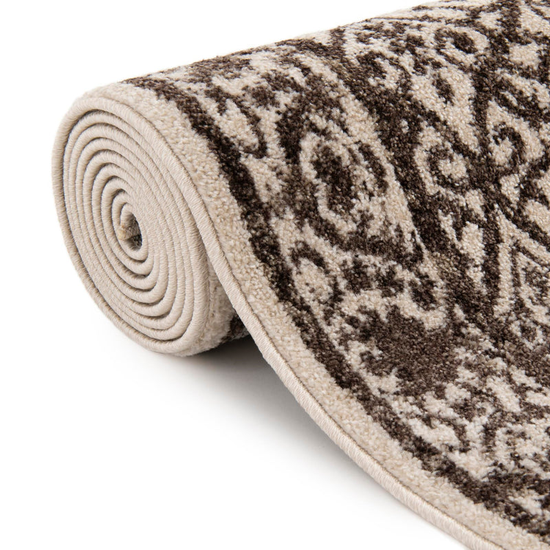 Horizon Collection Area Rug - Sierra Rectangle Beige lifestyle 23