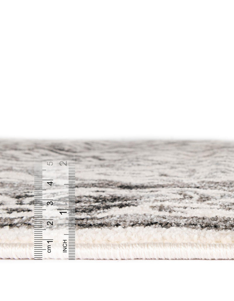 Horizon Collection Area Rug - Sierra Rectangle Ivory and Gray lifestyle 17