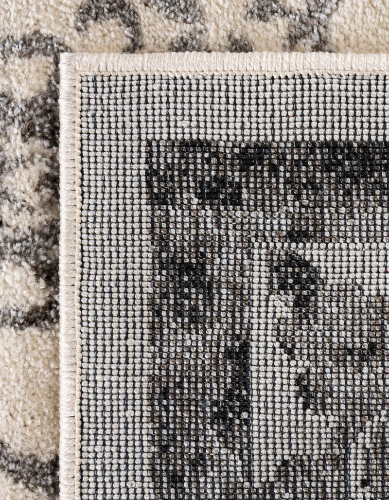 Horizon Collection Area Rug - Sierra Rectangle Ivory and Gray lifestyle 25