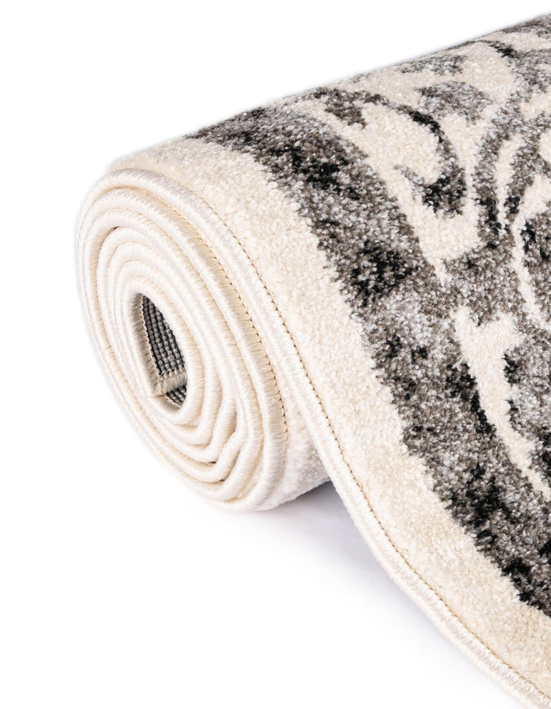 Horizon Collection Area Rug - Sierra Rectangle Ivory and Gray lifestyle 31