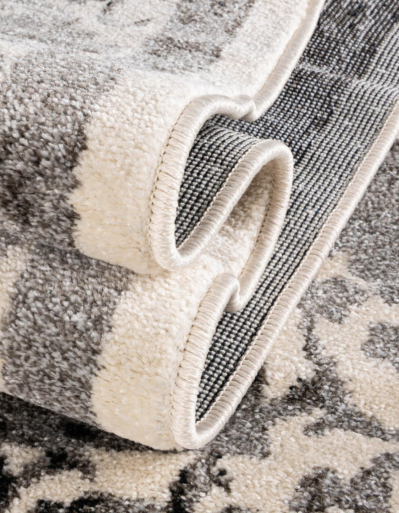 Horizon Collection Area Rug - Sierra Rectangle Ivory and Gray lifestyle 33