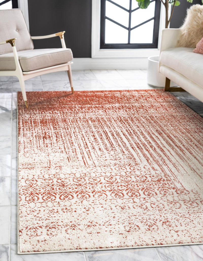 Studio Haven Collection Area Rug - Workspace Rectangle Red lifestyle 17