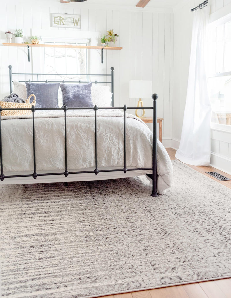 Studio Haven Collection Area Rug - Workspace Rectangle Gray lifestyle 53