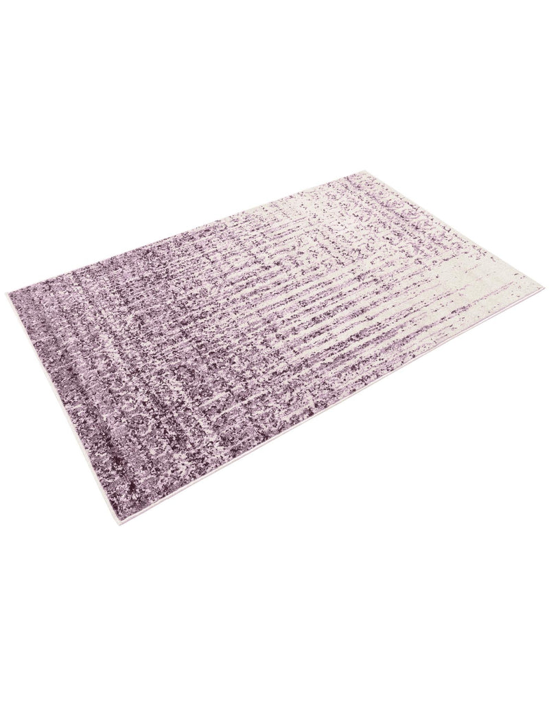 Studio Haven Collection Area Rug - Workspace Rectangle Purple lifestyle 36