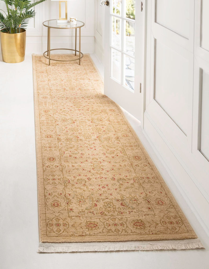 Chelsea Elegance Collection Area Rug - Hampton Runner Cream lifestyle 30