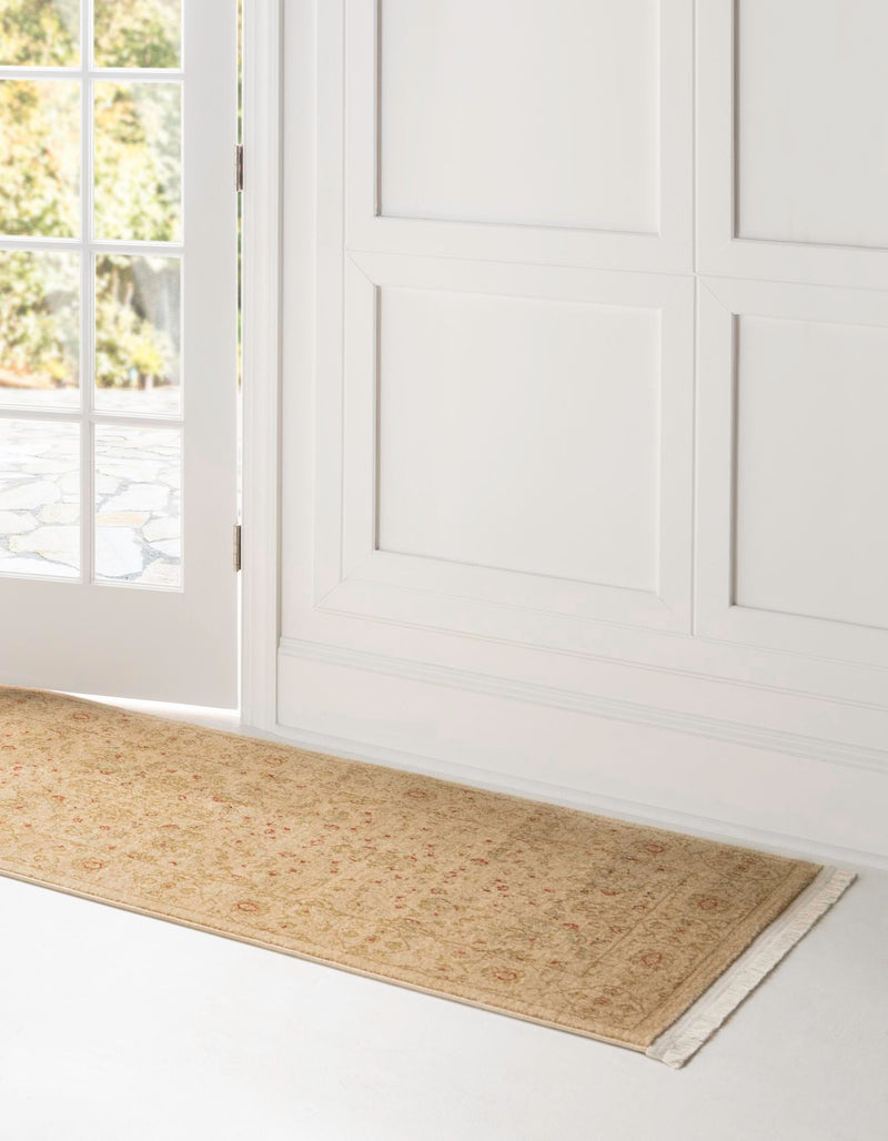 Chelsea Elegance Collection Area Rug - Hampton Runner Cream lifestyle 36
