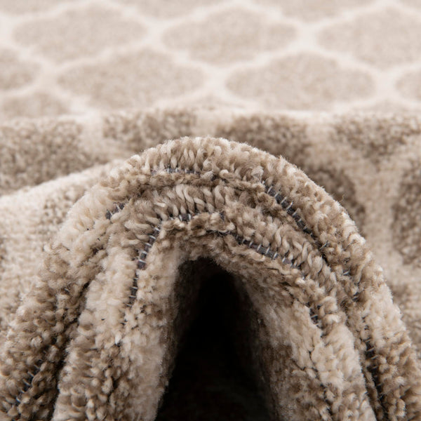 Lattice Gardens Collection Area Rug - Bloomfield (Light Brown) Rectangular Light Brown lifestyle 53