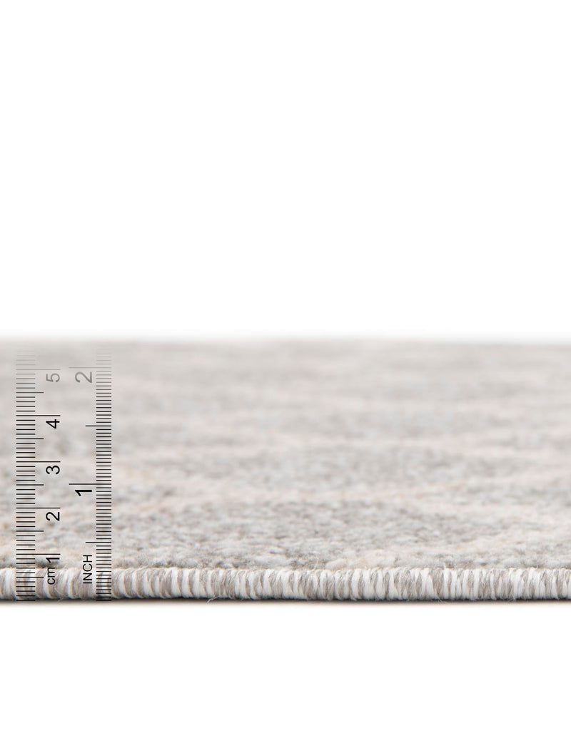 Lattice Gardens Collection Area Rug - Bloomfield (Light Gray) Rectangular Light Gray lifestyle 60