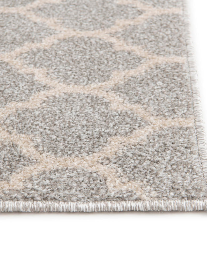 Lattice Gardens Collection Area Rug - Bloomfield (Light Gray) Rectangular Light Gray lifestyle 68