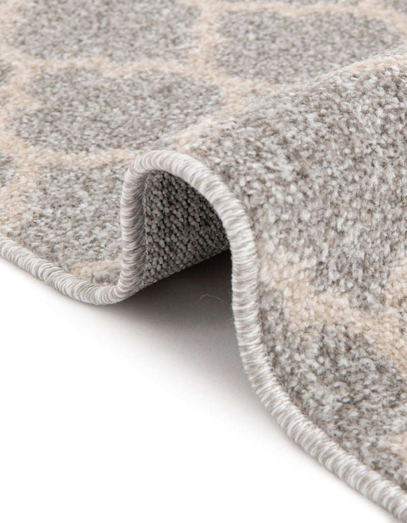 Lattice Gardens Collection Area Rug - Bloomfield (Light Gray) Rectangular Light Gray lifestyle 74