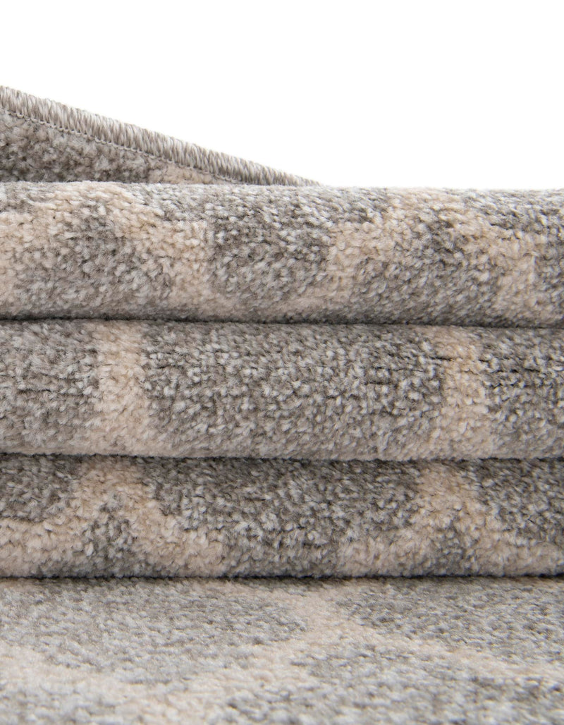 Lattice Gardens Collection Area Rug - Bloomfield (Light Gray) Rectangular Light Gray lifestyle 81