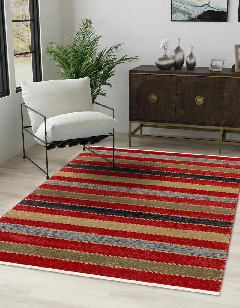Zagros Oasis Collection Area Rug - Behbahan Rectangle Multi lifestyle 4