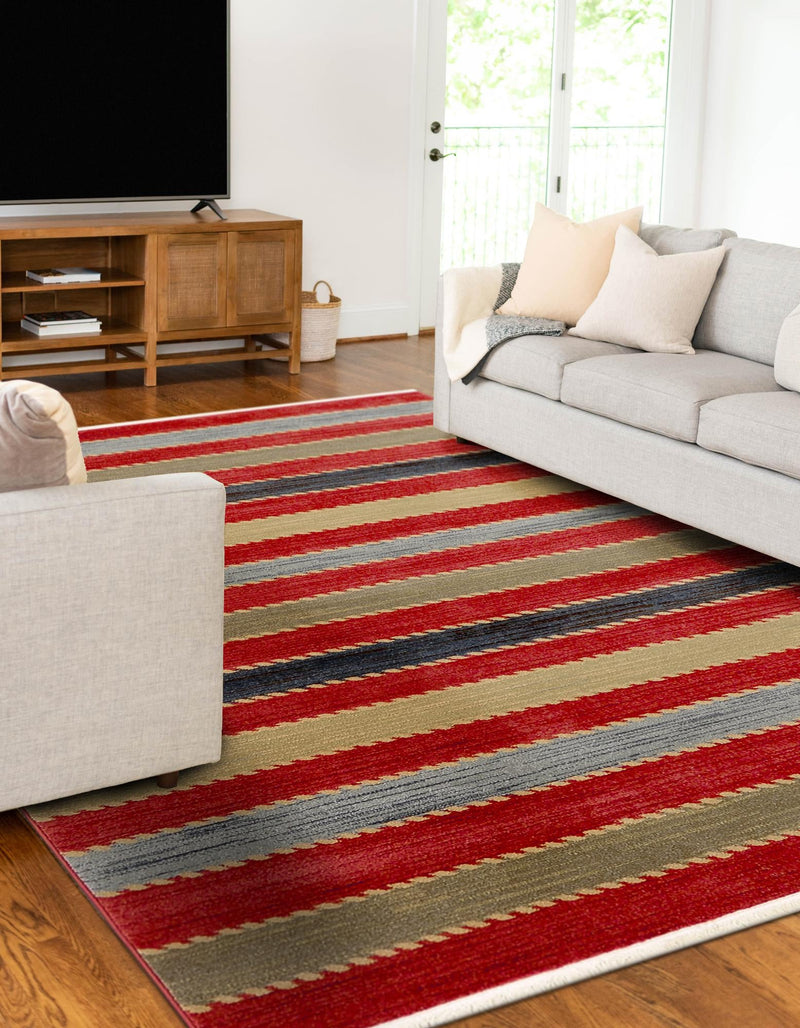 Zagros Oasis Collection Area Rug - Behbahan Rectangle Multi lifestyle 14