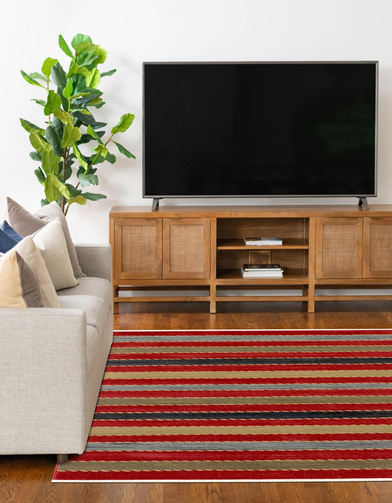Zagros Oasis Collection Area Rug - Behbahan Rectangle Multi lifestyle 16