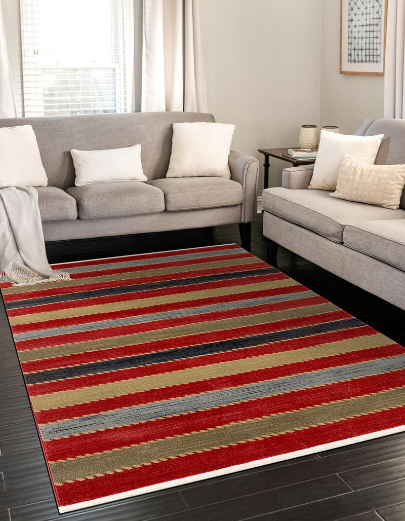 Zagros Oasis Collection Area Rug - Behbahan Rectangle Multi lifestyle 18