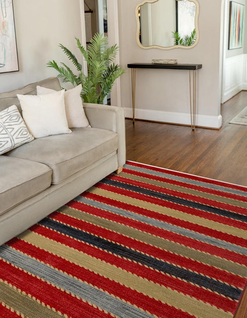 Zagros Oasis Collection Area Rug - Behbahan Rectangle Multi lifestyle 20