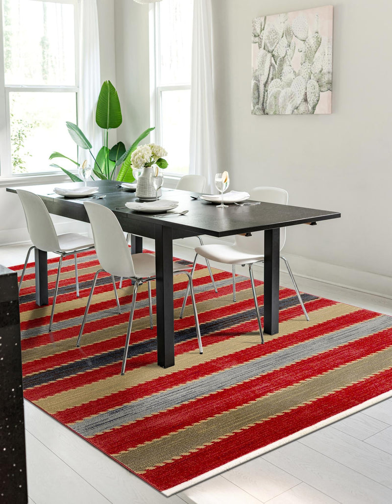 Zagros Oasis Collection Area Rug - Behbahan Rectangle Multi lifestyle 22