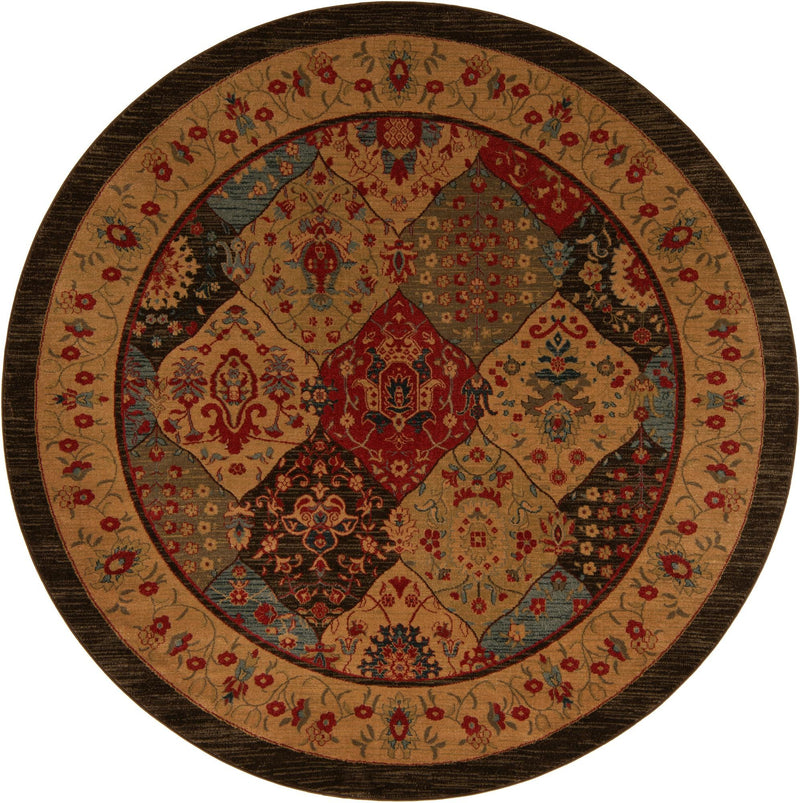 Chelsea Elegance Collection Area Rug - Camden Round Multi lifestyle 30