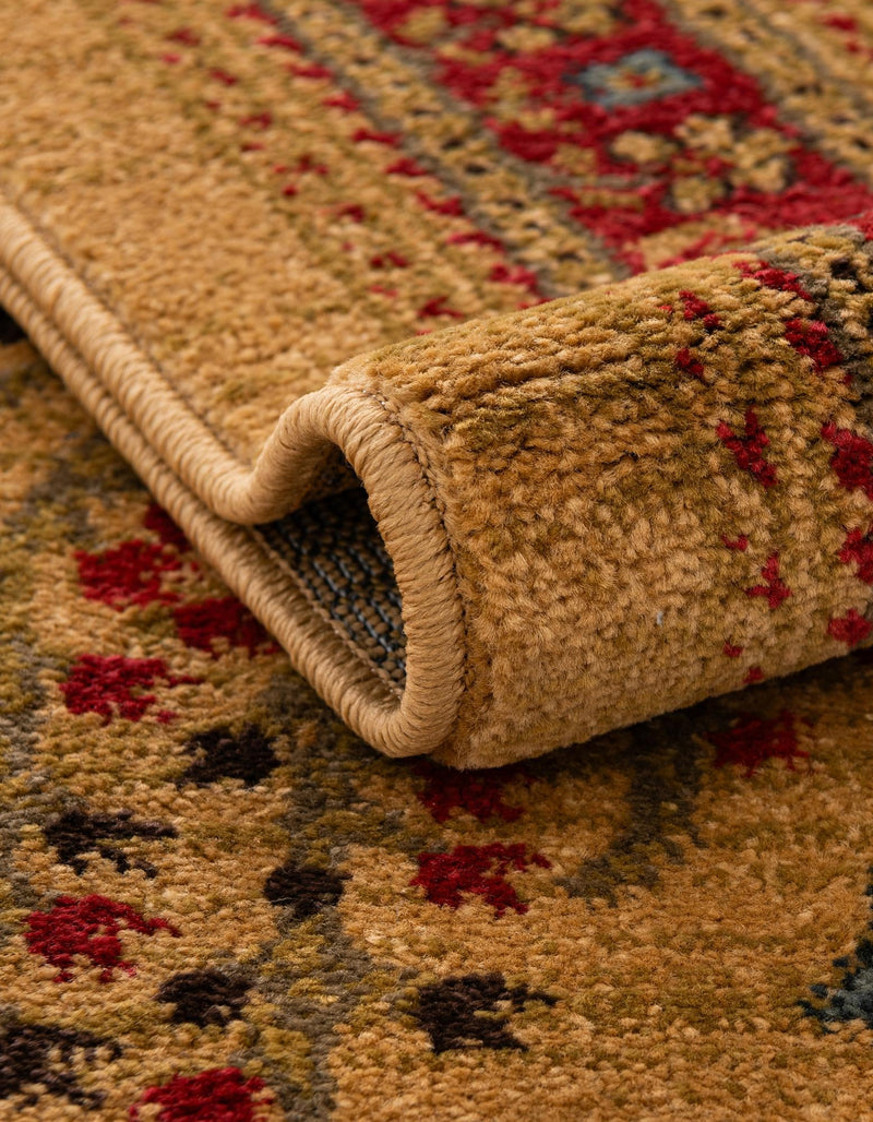 Zagros Oasis Collection Area Rug - Ilam Rectangular Tan lifestyle 42
