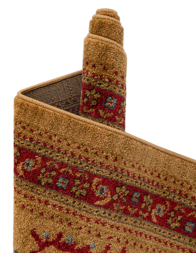 Zagros Oasis Collection Area Rug - Ilam Rectangular Tan lifestyle 56