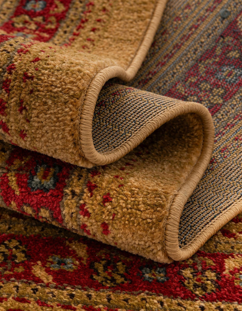 Zagros Oasis Collection Area Rug - Ilam Rectangular Tan lifestyle 61