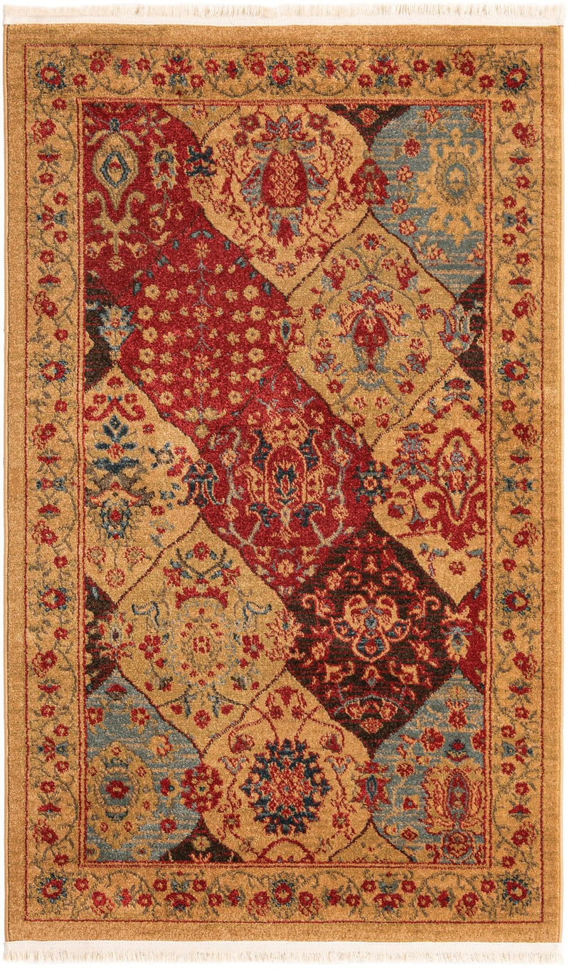 Chelsea Elegance Collection Area Rug - Camden Rectangle Tan lifestyle 2