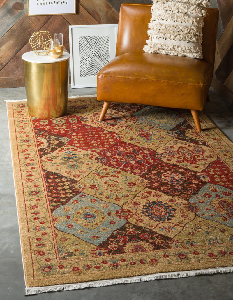 Chelsea Elegance Collection Area Rug - Camden Rectangular Tan lifestyle 30