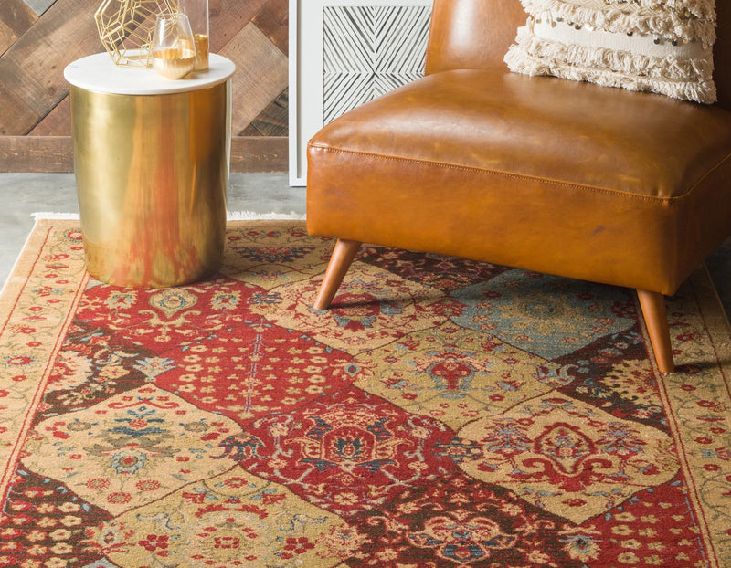 Chelsea Elegance Collection Area Rug - Camden Rectangular Tan lifestyle 35