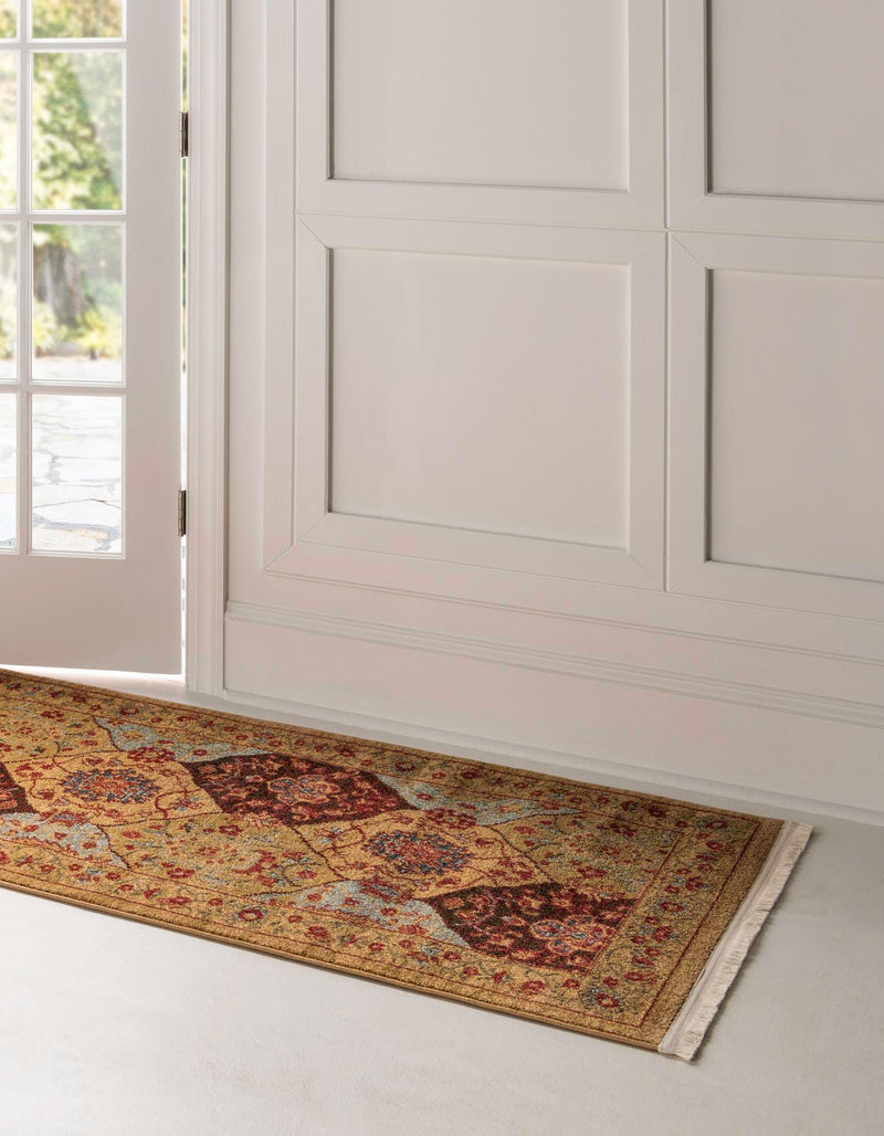 Chelsea Elegance Collection Area Rug - Camden Runner Tan lifestyle 36